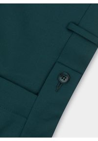 Pako Lorente - PAKO LORENTE – Zielone spodnie garniturowe P22SF-6G-017-Z-S. Kolor: zielony. Materiał: wełna. Wzór: gładki. Styl: elegancki #6
