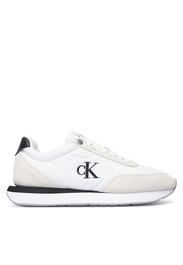 Sneakersy Calvin Klein. Kolor: biały