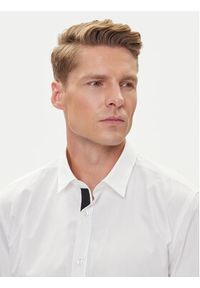 Hugo - HUGO Koszula Elisha02 50544910 Biały Extra Slim Fit. Kolor: biały. Materiał: bawełna #5