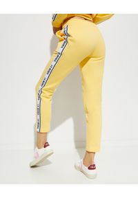 LA MANIA - Żółte spodnie dresowe - EDYCJA LIMITOWANA. Kolor: żółty. Materiał: dresówka #4