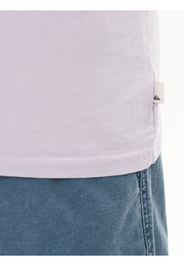 Quiksilver T-Shirt Sub Missions EQYZT07253 Fioletowy Regular Fit. Kolor: fioletowy. Materiał: bawełna