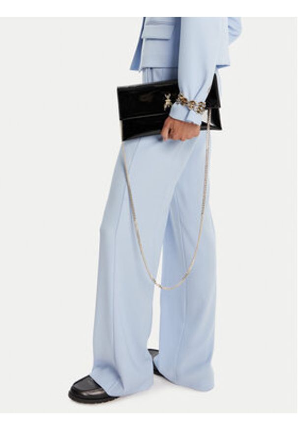 Patrizia Pepe Torebka 2B5460/L125-K182 Czarny. Kolor: czarny. Materiał: skórzane, lakierowane