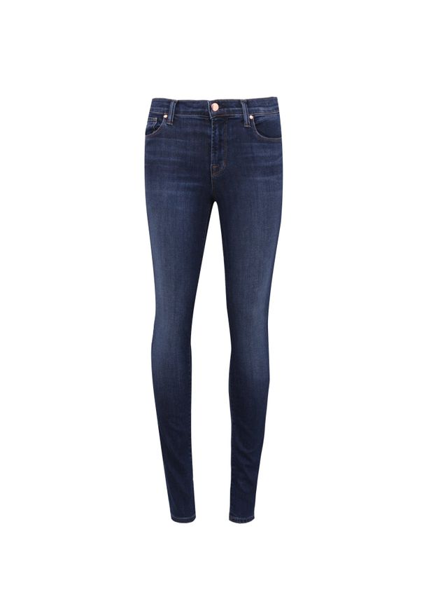 J BRAND - Jeansy MID-RISE 11" SKINNY LEG. Materiał: jeans. Wzór: aplikacja. Sezon: zima, jesień