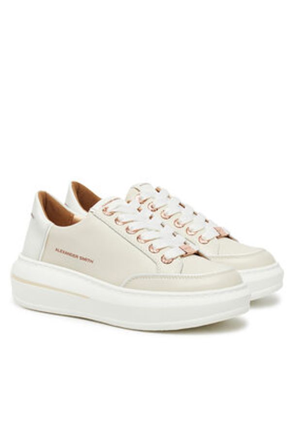 Alexander Smith Sneakersy Lancaster ASBBLSW 1808 Beżowy. Kolor: beżowy. Materiał: skóra