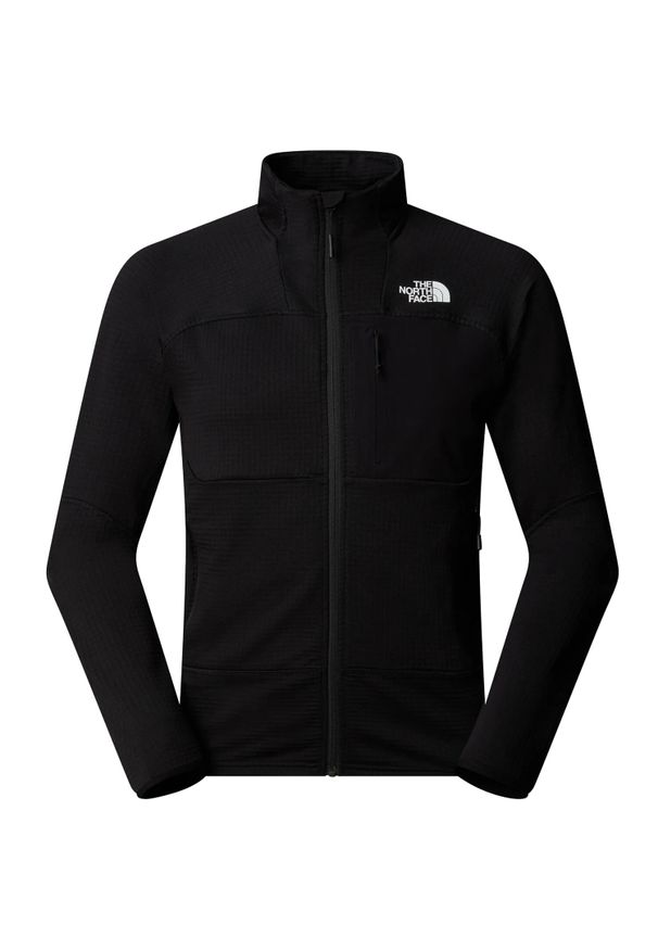 The North Face - Bluza dresowa sportowa męska Stormgap Powergrid. Kolor: czarny. Materiał: poliester, elastan