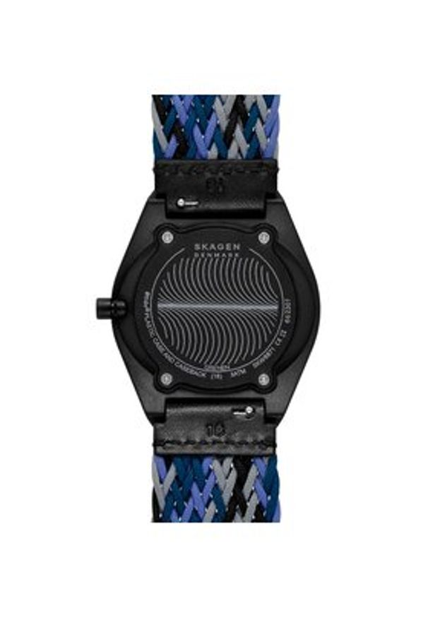 Skagen Zegarek SKW6871 Granatowy. Kolor: niebieski