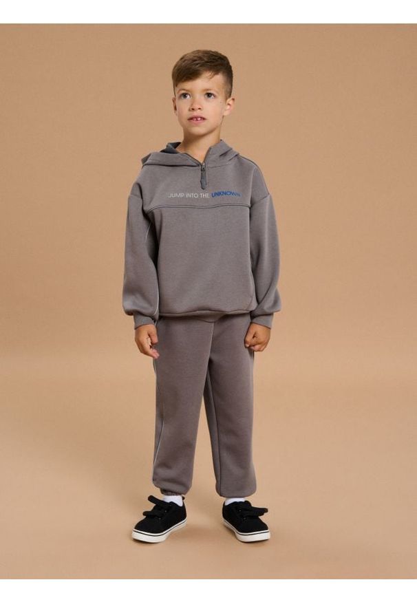 Sinsay - Spodnie jogger - szary. Kolor: szary