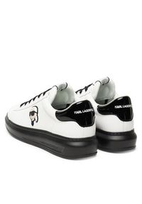 Karl Lagerfeld - KARL LAGERFELD Sneakersy KL52530N Biały. Kolor: biały. Materiał: skóra #4