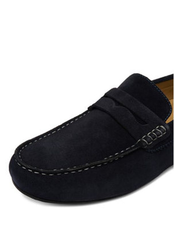 Lasocki Mokasyny CEO-HORNET-01 MI25 Granatowy. Kolor: niebieski. Materiał: zamsz, skóra