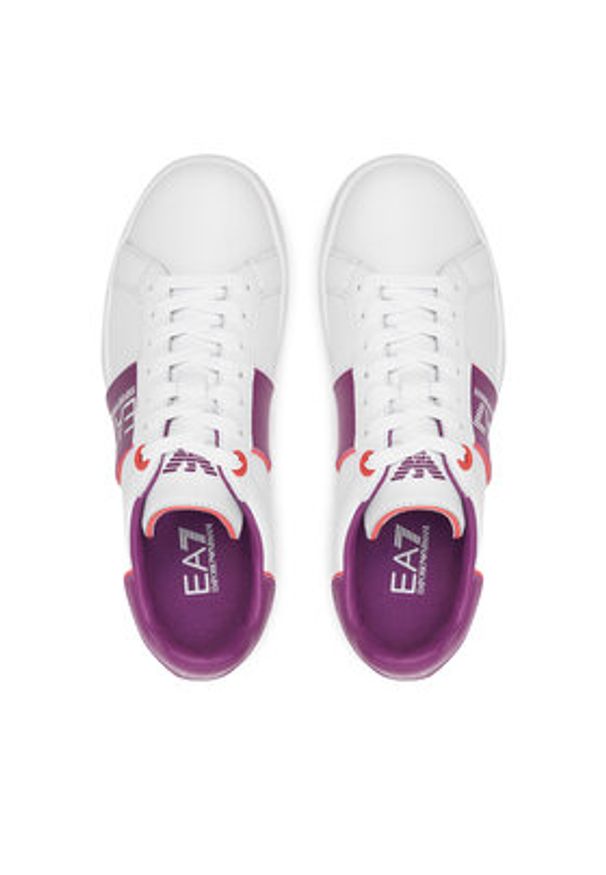 EA7 Emporio Armani Sneakersy X8X102 XK346 T982 Biały. Kolor: biały. Materiał: skóra