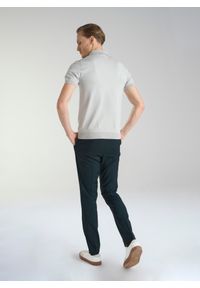 Pako Lorente - PAKO LORENTE – Wełniane zielone spodnie garniturowe. Kolor: zielony. Materiał: wełna. Styl: elegancki #5