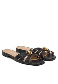 Lauren Ralph Lauren - LAUREN RALPH LAUREN Klapki Blaike 802982875002 Czarny. Kolor: czarny. Materiał: skóra #3