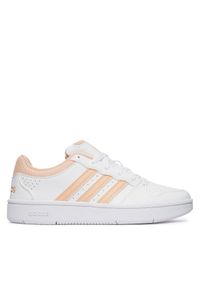Adidas - adidas Sneakersy Hoops Classic KI1038 Biały. Kolor: biały. Materiał: skóra #1