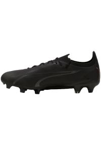 Buty piłkarskie Puma Ultra Ultimate FG/AG M 107744 02 czarne. Kolor: czarny. Materiał: materiał. Szerokość cholewki: normalna. Sport: piłka nożna