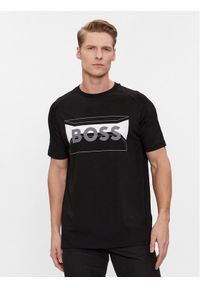 BOSS - Boss T-Shirt Tee 2 50514527 Czarny Regular Fit. Kolor: czarny. Materiał: bawełna