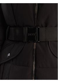 DKNY Płaszcz zimowy DLEMPP55 Czarny Regular Fit. Kolor: czarny. Materiał: syntetyk. Sezon: zima #3