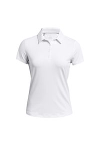 Damska koszulka polo Under Armour Playoff. Typ kołnierza: polo. Kolor: szary, biały, wielokolorowy. Styl: sportowy #1