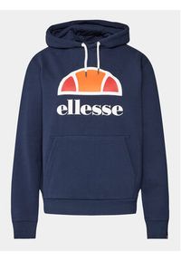 Ellesse Bluza Yuffie SRK12901 Granatowy Regular Fit. Kolor: niebieski. Materiał: bawełna #4