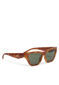 Okulary przeciwsłoneczne Coach. Kolor: brązowy #1