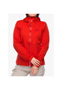 Kurtka przeciwdeszczowa damska Helly Hansen Momentum 3L Stretch Jacket. Kolor: czerwony. Sport: turystyka piesza