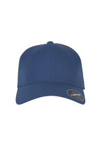 FLEXFIT - Czapka bejsbolówka Flexfit Delta. Kolor: niebieski. Styl: elegancki, sportowy #1