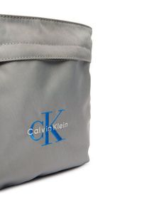 Calvin Klein Saszetka Bold Flatpack LV04D3178G Szary. Kolor: szary. Materiał: materiał #4