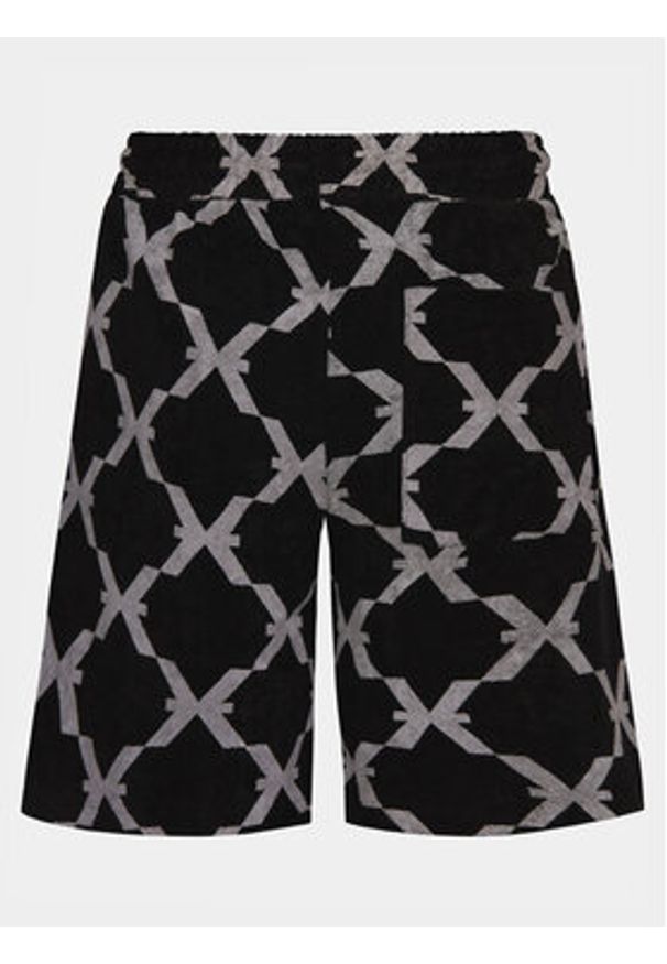 Richmond X Szorty sportowe Rabbi UMP24132BE Czarny Regular Fit. Kolor: czarny. Materiał: bawełna. Styl: sportowy
