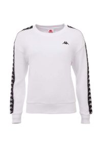 Bluza damska Kappa Ilary. Kolor: biały. Materiał: dresówka