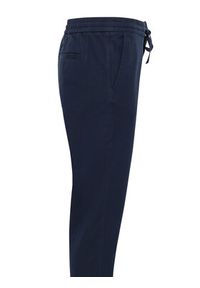 Mustang Chinosy Milano 1016436 Granatowy Tapered Fit. Kolor: niebieski. Materiał: bawełna #4