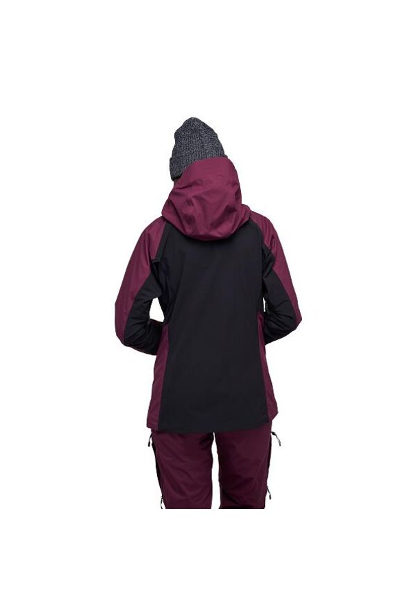 Kurtka narciarska damska Black Diamond Dawn Patrol Hybrid Shell. Kolor: czerwony, fioletowy. Sport: narciarstwo