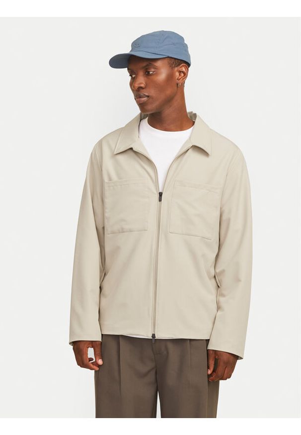 Jack & Jones Kurtka przejściowa Perfect 12270677 Beżowy Regular Fit. Kolor: beżowy. Materiał: syntetyk