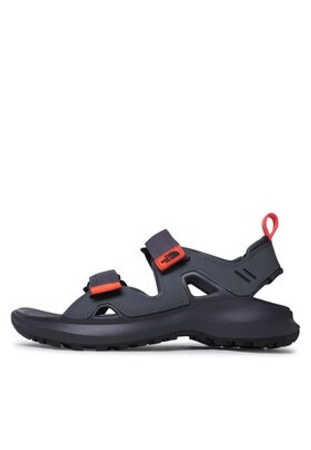 The North Face Sandały Hedgehog Sandal III NF0A46BHIGP1-070 Szary. Kolor: szary. Materiał: skóra, nubuk