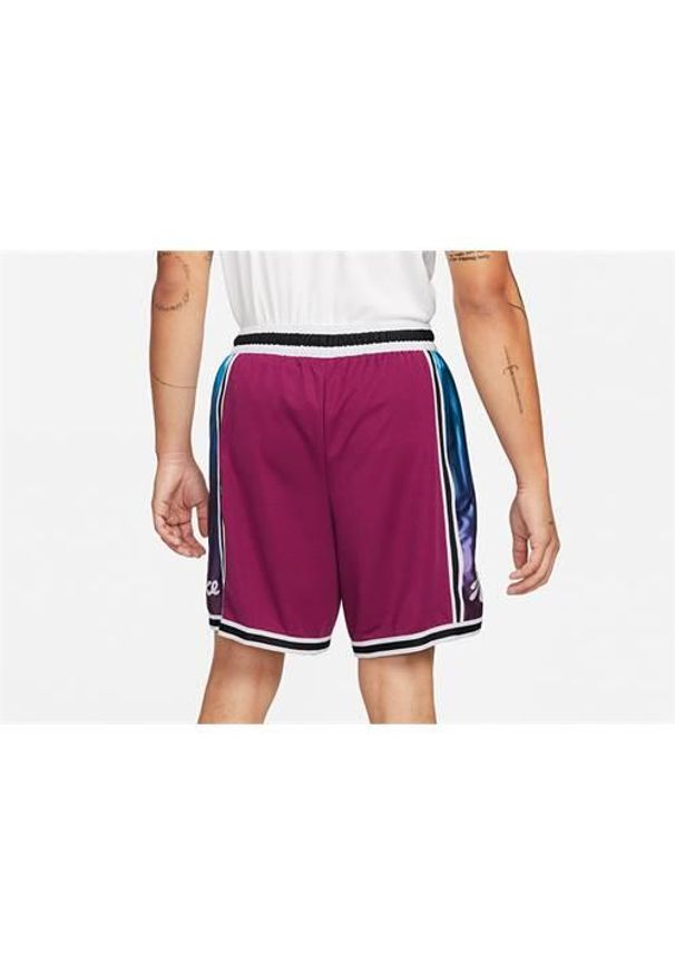 Spodnie koszykarskie męskie Nike Dri-fit. Kolor: fioletowy. Materiał: materiał, syntetyk. Technologia: Dri-Fit (Nike). Długość: krótkie