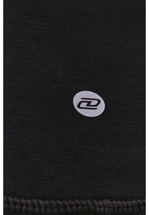 DKNY - Dkny - Legginsy. Stan: podwyższony. Kolor: czarny. Materiał: dzianina. Wzór: nadruk