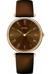 Zegarek Mentor Zegarek męski Doxa 112.90.324.02 brązowy. Kolor: brązowy #1