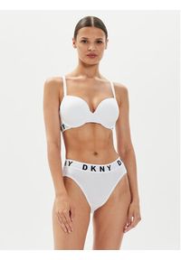 DKNY Biustonosz z fiszbiną DK7511 Biały. Kolor: biały. Materiał: bawełna #6