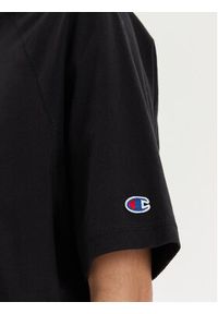 Champion T-Shirt 117351 Czarny Relaxed Fit. Kolor: czarny. Materiał: bawełna #4