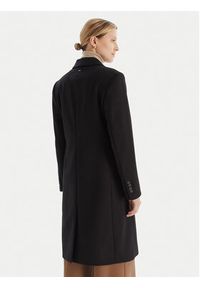 BOSS Płaszcz wełniany Classin 50548371 Czarny Regular Fit. Kolor: czarny. Materiał: wełna #7
