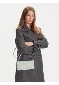 Calvin Klein Jeans Torebka Rouched Zip Top Bag LV04K3090G Szary. Kolor: szary. Materiał: skórzane #3