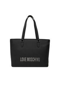 Love Moschino - LOVE MOSCHINO Torebka JC4190PP1NKD000B Czarny. Kolor: czarny. Materiał: skórzane