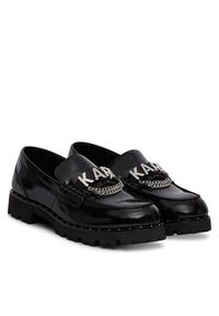 Karl Lagerfeld - KARL LAGERFELD Loafersy Lowell KL42226 Czarny. Kolor: czarny. Materiał: lakier, skóra #4