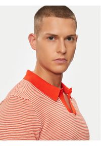 United Colors of Benetton - United Colors Of Benetton Polo 1094K3014 Czerwony Regular Fit. Typ kołnierza: polo. Kolor: czerwony. Materiał: bawełna #2