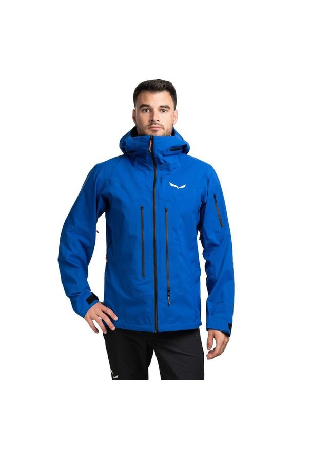 Salewa - Kurtka trekkingowa męska Ortles Gtx Pro. Kolor: niebieski. Technologia: Gore-Tex