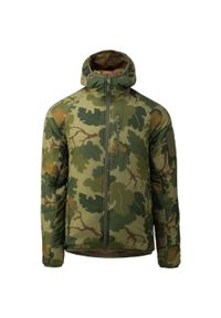 Kurtka ocieplana męska Helikon-Tex Wolfhound Hoodie. Kolor: brązowy, zielony, wielokolorowy. Sport: turystyka piesza
