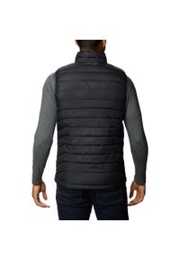 columbia - Bezrękawnik Turystyczny Puchowy Męski Columbia Powder Lite Vest. Kolor: czarny. Materiał: puch. Długość rękawa: bez rękawów. Sport: turystyka piesza