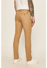 Polo Ralph Lauren - Spodnie. Kolor: beżowy. Materiał: tkanina, bawełna, materiał, elastan. Wzór: gładki #3