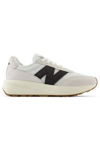 Buty unisex New Balance U370CA – beżowe. Kolor: beżowy. Materiał: skóra, zamsz. Szerokość cholewki: normalna. Sezon: lato #1