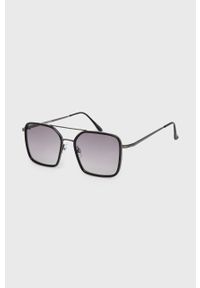 Jack & Jones okulary przeciwsłoneczne męskie kolor czarny. Kolor: czarny