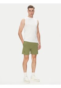 Kappa Szorty sportowe Logo Korpo Cabas 303HZE0 Khaki Regular Fit. Kolor: brązowy. Materiał: bawełna. Styl: sportowy #5