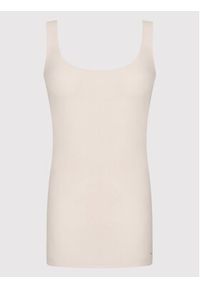 Triumph Podkoszulek Smart Micro 10211587 Beżowy Slim Fit. Kolor: beżowy. Materiał: syntetyk